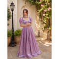Lavender designer dress