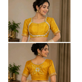Yellow Designer Blouse