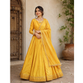 beautiful Yellow lehenga dress