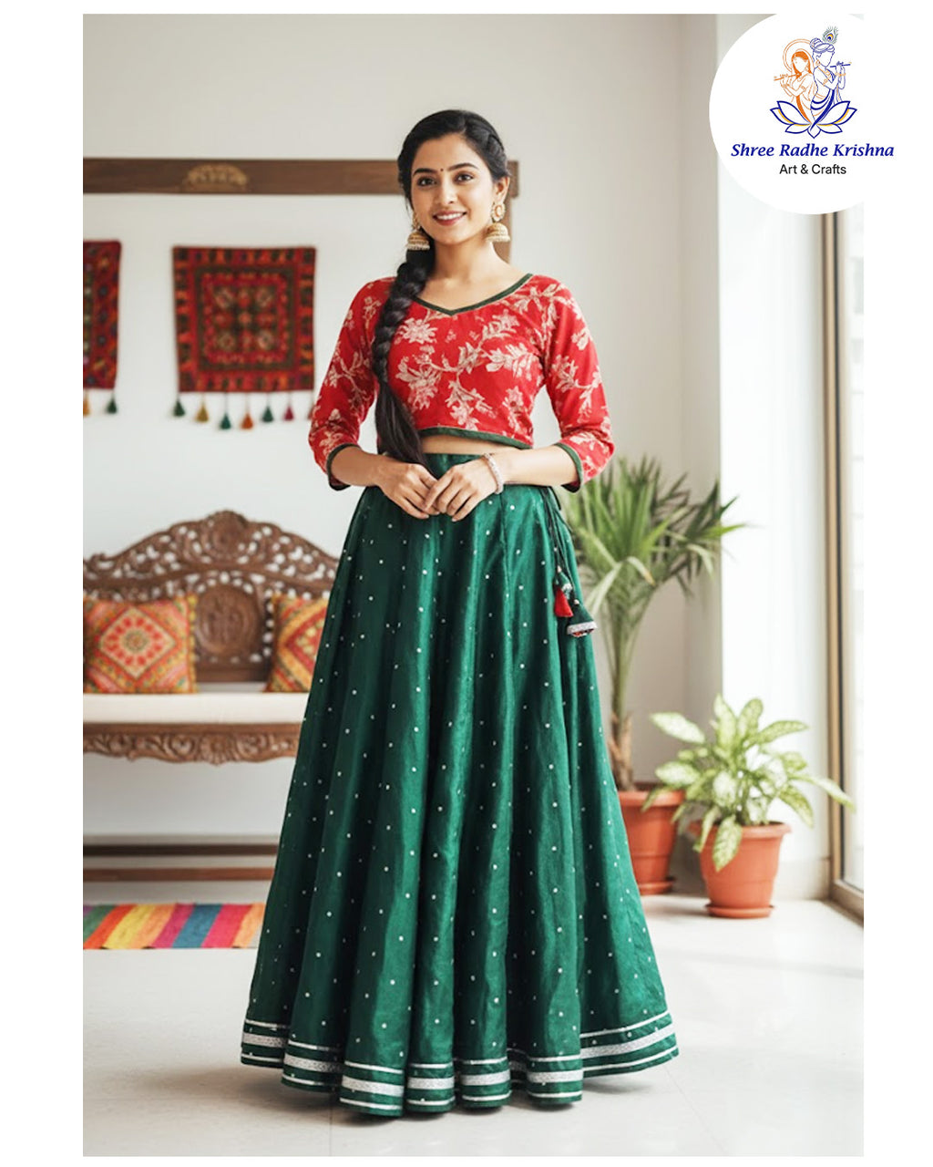 Traditional Kurti and Lehnga